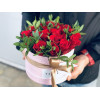 Маленькая Цветочная Коробка - Красные Розы Цветочные коробки