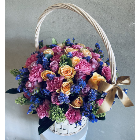 Цветочная корзина - Прекрасная Корзины цветов