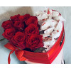 Цветочная коробка - Розы и сладости