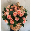 Flower basket with 25 roses Flowers baskets