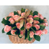 Flower basket with 25 roses Flowers baskets