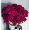 Розовые кустовые розы Цветочные коробки