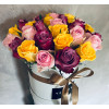 Ziedu kaste - Krāsainas Rozes Ziedu kastītes