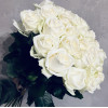 Rose Bouquet of 21 Roses - White Roses