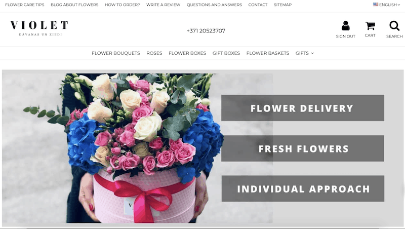 Hoe to order flowers 1