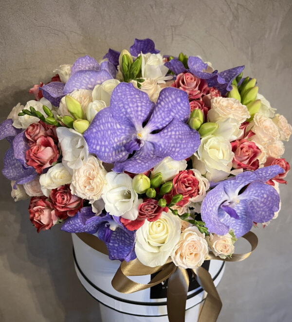 Flower box - Zilās debesis Ziedu kastītes
