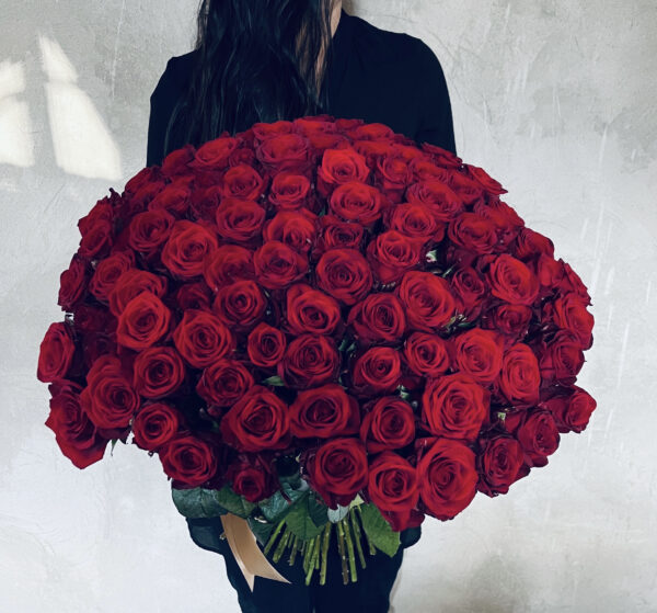 101 sarkana roze Rozes