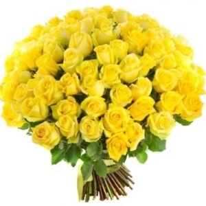101 dzeltena roze Rozes