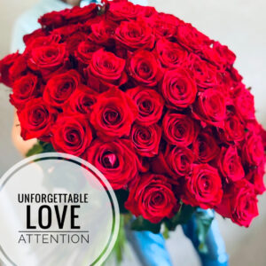 101 sarkana roze Rozes