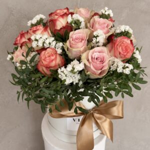 Surprise (19pcs+pistachios+limonium)
